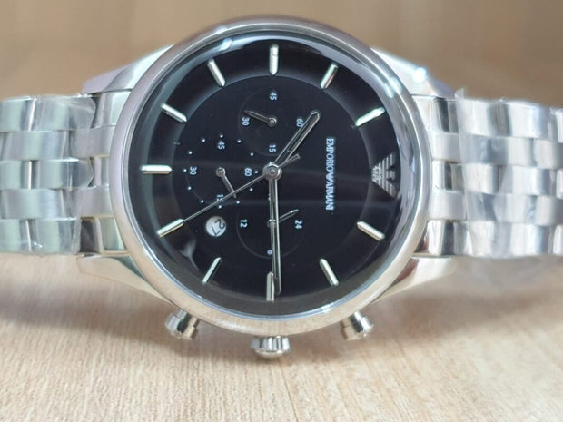 Emporio Armani Men’s Chronograph Black Dial 43mm Watch AR11017