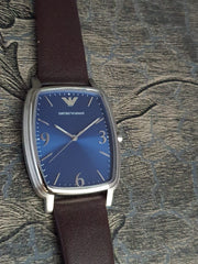 Emporio Armani Men’s Leather Band 37mm Watch AR2491