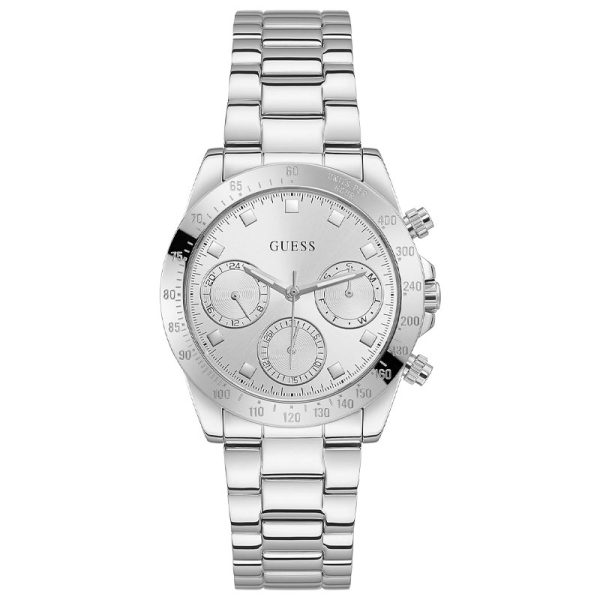 Guess Women’s Quartz Silver Stainless Steel Silver Dial 38mm Watch GW0314L1