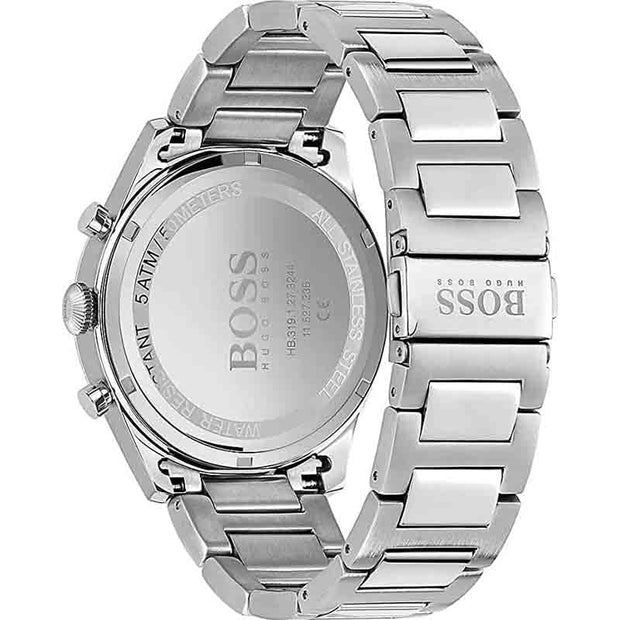 Hugo Boss Men’s Quartz Stainless Steel Green Dial 44mm Watch 1513868