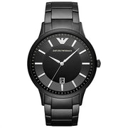 Emporio Armani Men’s Quartz Black Stainless Steel Black Dial 43mm Watch AR11184