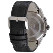 Hugo Boss Men’s Quartz Lather Strap Black Dial 46mm Watch 1513367
