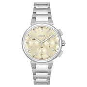 Hugo Boss Women’s Quartz Silver Stainless Steel Champagne Dial 38mm Watch 1502676