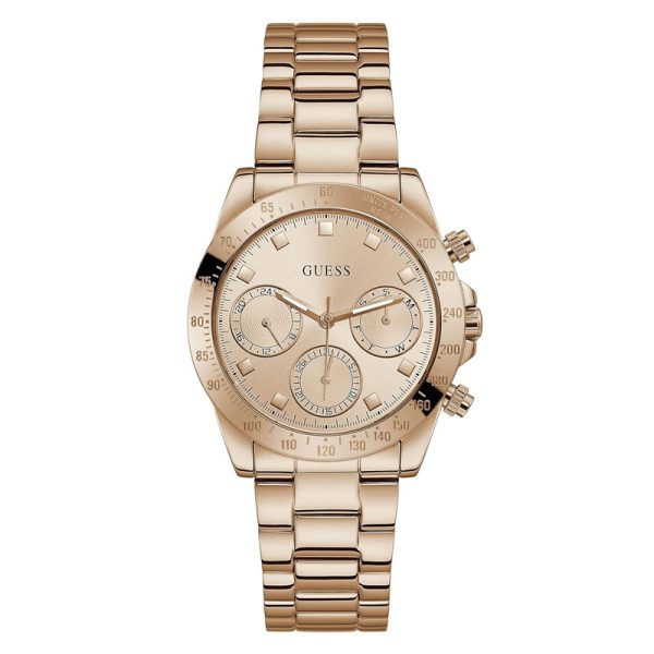 Guess Women’s Quartz Rose Gold Stainless Steel Rose Gold Dial 38mm Watch GW0314L3