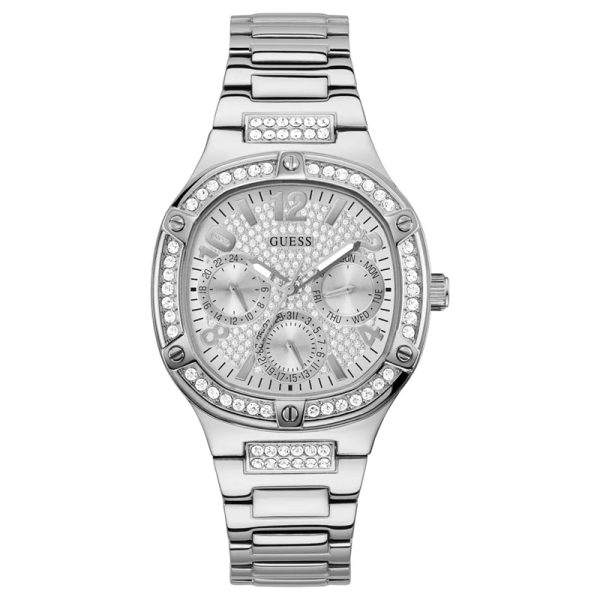 Guess Women’s Quartz Silver Stainless Steel Silver Dial 40mm Watch GW0558L1
