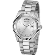 Guess Men’s Quartz Silver Stainless Steel Silver Dial 42mm Watch GW0265G6