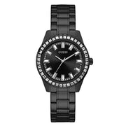 Guess Women’s Quartz Black Stainless Steel Black Dial 38mm Watch GW0111L4