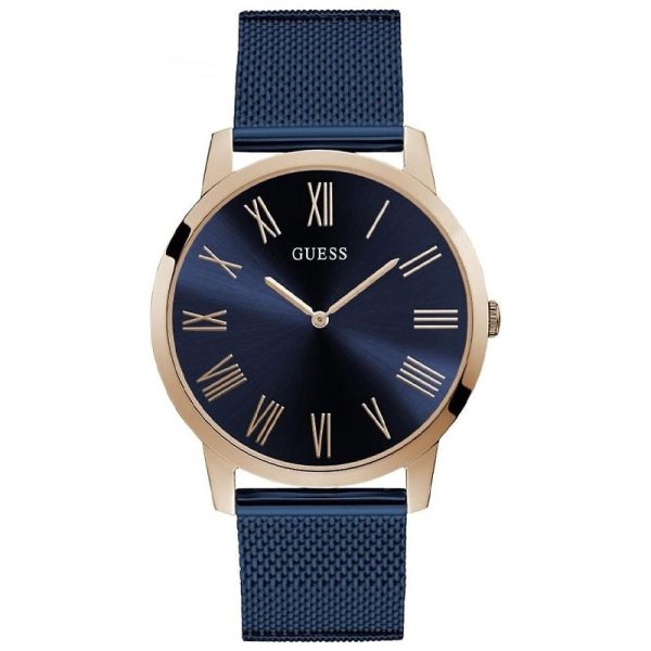 Guess Men’s Quartz Blue Stainless Steel Blue Dial 44mm Watch W1263G4
