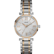 Guess Women’s Quartz Two Tone Stainless Steel Silver Dial 36mm Watch W0636L1