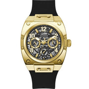 Guess Men’s Quartz Black Silicone Strap Black Dial 43mm Watch GW0569G2