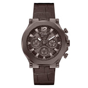 Guess Men’s Quartz Brown Hybrid Strap Brown Dial 46mm Watch GW0492G2