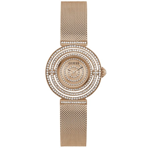 Guess Women’s Quartz Rose Gold Stainless Steel Rose Gold Dial 32mm Watch GW0550L3