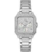 Guess Women’s Quartz Silver Stainless Steel Silver Dial 35mm Watch GW0472L1