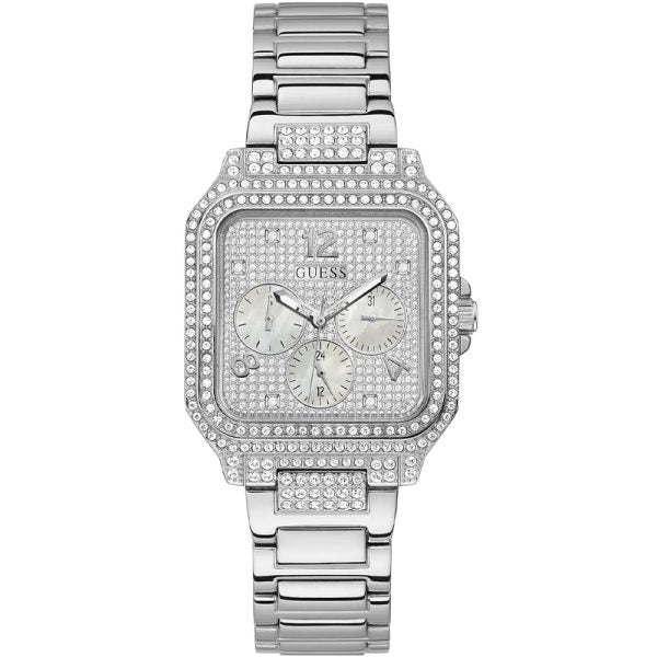 Guess Women’s Quartz Silver Stainless Steel Silver Dial 35mm Watch GW0472L1