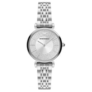 Emporio Armani Women’s Quartz Silver Stainless Steel Silver Dial 32mm Watch AR11445