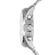 Diesel Men’s Quartz Silver Stainless Steel Blue Dial 51mm Watch DZ4465