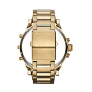 Diesel Men’s Quartz Gold Stainless Steel Black Dial 57mm (Four Time zone) Watch DZ7333