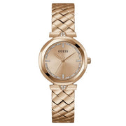 Guess Women’s Quartz Rose Gold Stainless Steel Rose Gold Dial 34mm Watch GW0613L3