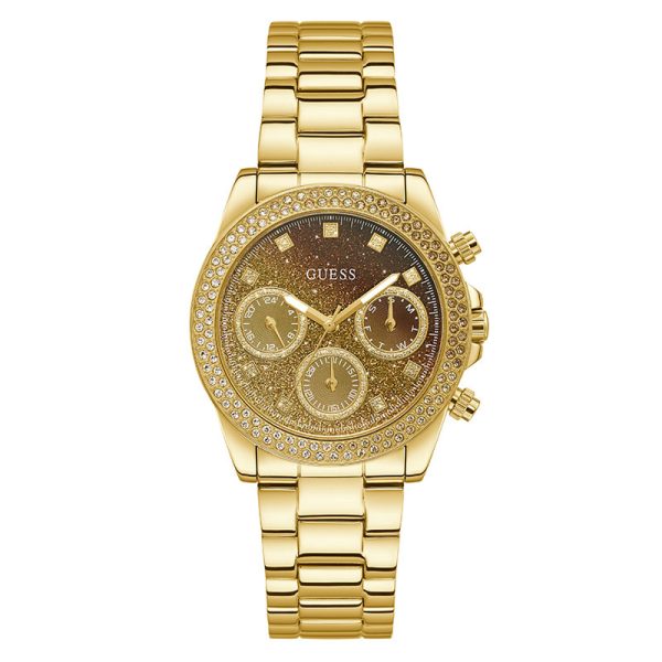 Guess Women’s Quartz Gold Stainless Steel Gold Dial 38mm Watch GW0483L2