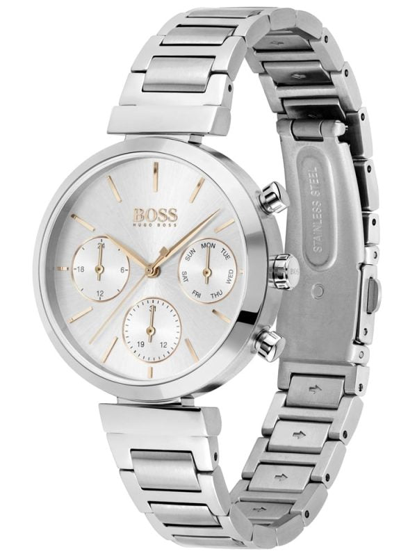 Hugo Boss Women’s Stainless Steel Silver Dial 36 Watch 1502530