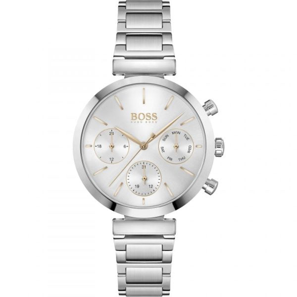 Hugo Boss Women’s Stainless Steel Silver Dial 36 Watch 1502530