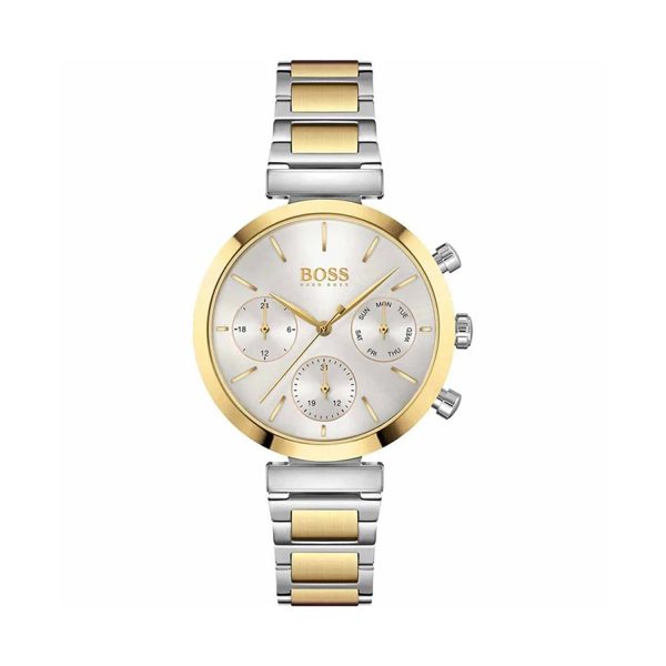 Hugo Boss Women’s Quartz Stainless Steel Silver Dial 36 Watch 1502550
