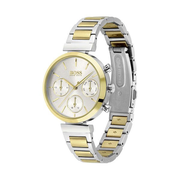 Hugo Boss Women’s Quartz Stainless Steel Silver Dial 36 Watch 1502550
