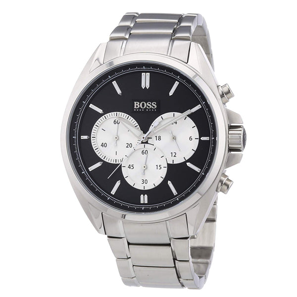 Hugo Boss Men’s Quartz Stainless Steel Black Dial Watch 1512883