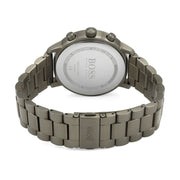Hugo Boss Men’s Chronograph Quartz Grey Stainless Steel Grey Dial 42mm Watch 1513610