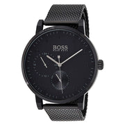 Hugo Boss Men’s Quartz Black Stainless Steel Black Dial 42mm Watch 1513636