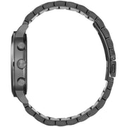 Hugo Boss Men’s Quartz Grey Stainless Steel Gold Dial 42mm Watch 1513695
