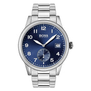 Hugo Boss Men’s Quartz Stainless Steel Blue Dial 44mm Watch 1513707
