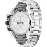 Hugo Boss Men’s Quartz Silver Stainless Steel Grey Dial 45mm Watch 1513774