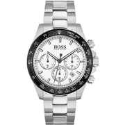 Hugo Boss Men’s Chronograph Quartz Stainless Steel White Dial 43mm Watch 1513875