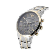 Emporio Armani Men’s Chronograph Quartz Stainless Steel Grey Dial 43mm Watch AR11076