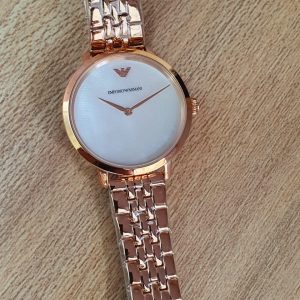 Emporio Armani Women’s Analog Stainless Steel Mother of pearl Dial 32mm Watch AR11158