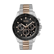 Hugo Boss Men’s Analog Stainless Steel Black Dial 45mm Watch 1513757