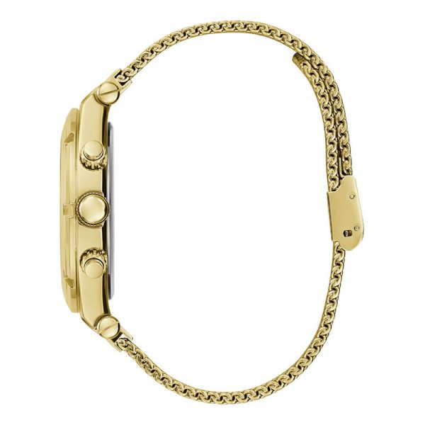 Guess Men’s Gold Stainless Steel Watch GW0582G2 44mm