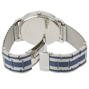 Guess Men’s Quartz Two-tone Stainless Steel Blue Dial 40mm Watch W1179G1