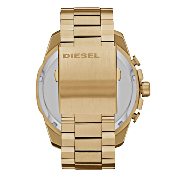 Diesel Men’s Quartz Gold Stainless Steel Gold Dial 53mm Watch DZ4360