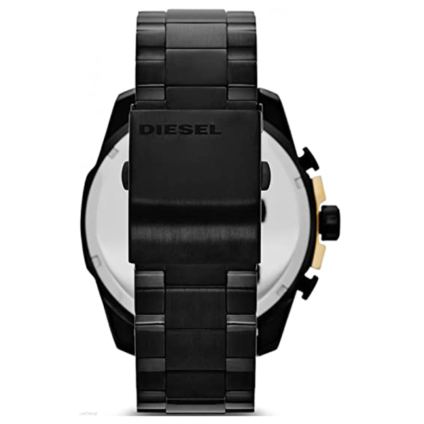 Diesel Men’s Quartz Black Stainless Steel Black Dial 53mm Watch DZ4338