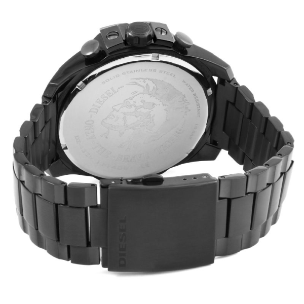 Diesel Men’s Quartz Grey Stainless Steel Blue Dial 59mm Watch DZ4329