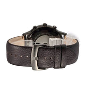 Emporio Armani Men’s Quartz Brown Leather Strap Black Dial 46mm Watch AR2462