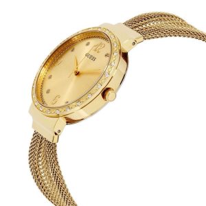 Guess Women’s Quartz Gold Stainless Steel Gold Dial 36mm Watch W1083L2