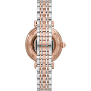 Emporio Armani Women’s Automatic Two-tone Stainless Steel Mother of pearl Dial 34mm Watch AR60049