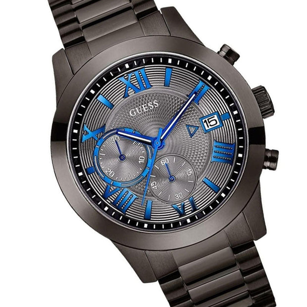 Guess Men’s Quartz Grey Stainless Steel Grey Dial 45mm Watch W0668G2