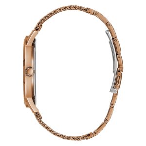 Guess Men’s Quartz Rose Gold Stainless Steel Brown Dial 44mm Watch GW0074G1