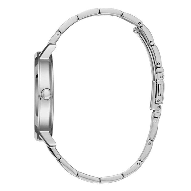 Guess Women’s Quartz Silver Stainless Steel Silver Dial 40mm Watch W0933L1