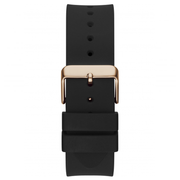 Guess Men’s Quartz Black Silicone Strap Black Dial 47mm Watch GW0208G4