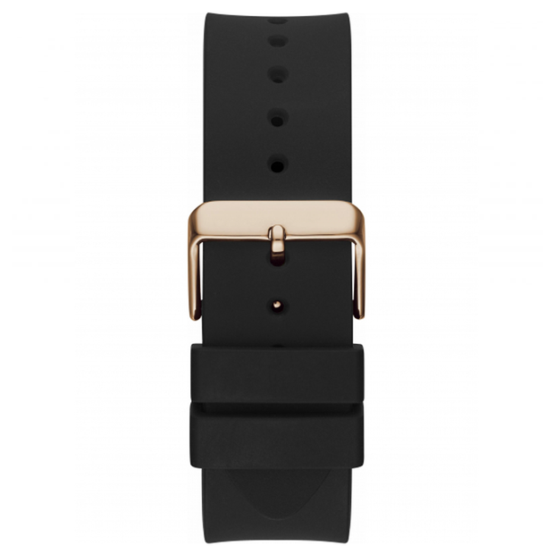 Guess Men’s Quartz Black Silicone Strap Black Dial 47mm Watch GW0208G4